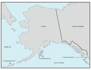 Map of the study area (Alaska)